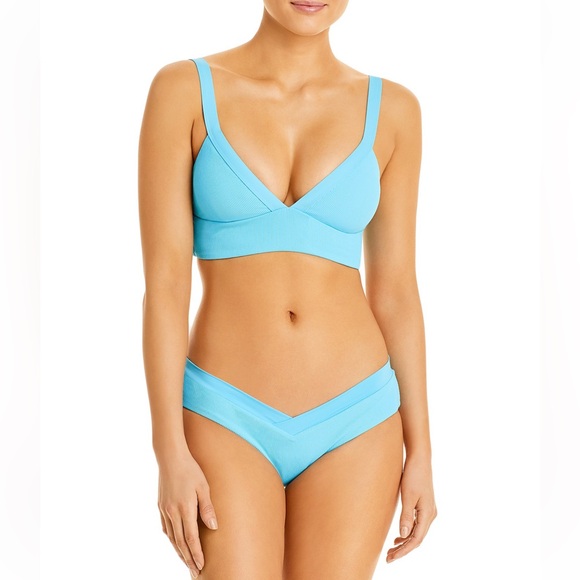 L*Space Pratt Ribbed Bikini Bottom in Aquarius (S) - Picture 2 of 10